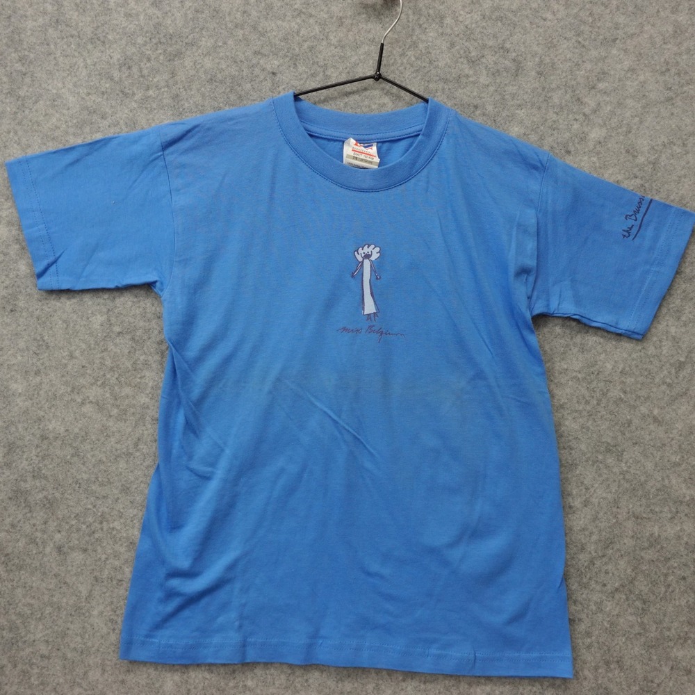 Miss Belgium T Shirt Kids 7 8 Blue Cerulean VINTAGE The Brussels Corner Souvenir
